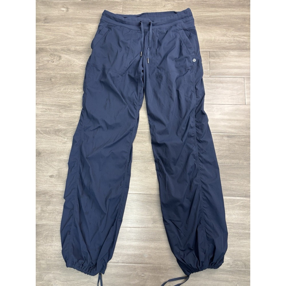 Lululemon Dance Studio Pants Mid-Rise Blue Womens Size 10 Full Length